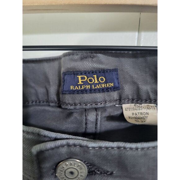 POLO Ralph Lauren Men's Hampton Relaxed Straight Jeans Grey Stretch 40x30 - Picture 6 of 14